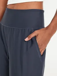 High-Waisted PowerSoft Pocket Joggers - Dusk Navy — view 3