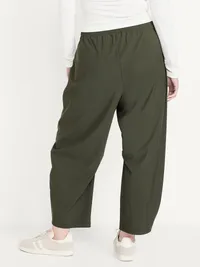 High-Waisted SleekTech Barrel Ankle Pants - Ancient Forest — view 5