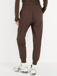High-Waisted SleekTech Joggers - Black Coffee — view 2