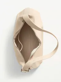 Hobo Shoulder Bag - Bone — view 3