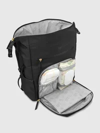 JuJuBe Modern Backpack Diaper Bag - Black — view 4