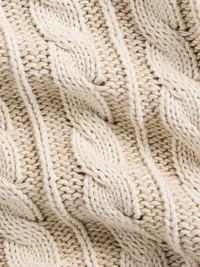 Kids Cable-Knit Sweater - Birch — view 5