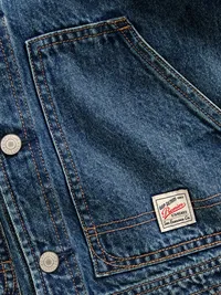 Kids Denim Chore Jacket - Medium wash — view 5
