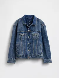 Kids Icon Denim Jacket - Medium wash — view 2