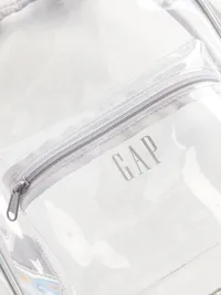 Kids Jelly Backpack - Clear shimmer — view 3
