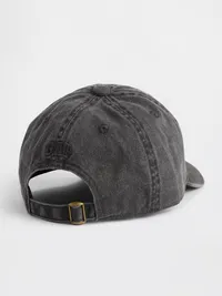 Kids Overdye Baseball Hat - Black — view 2
