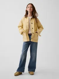 Kids Relaxed Barn Jacket - Maize yellow — view 4