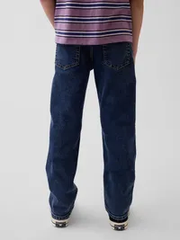Kids Straight Jeans - Medium wash — view 4