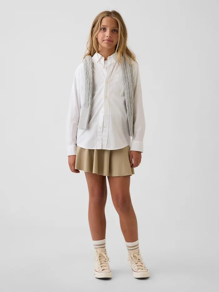 Kids Uniform Easy Skort - Khaki