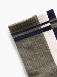 Kids Varsity Crew Socks (3-Pack) - Multi — view 2