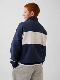 Kids VintageSoft Quarter-Zip Pullover - Vintage navy — view 3