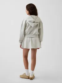 Kids VintageSoft Skort - Light grey heather — view 3