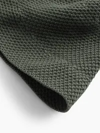 Knit Bucket Hat - Olive green — view 3