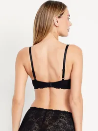 Lace Balconette Bra - Black Jack — view 2