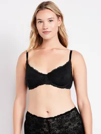 Lace Balconette Bra - Black Jack — view 5