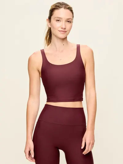 Light Support PowerSoft Longline Sports Bra - Grand Canyon