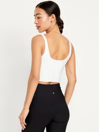 Light Support PowerSoft Longline Sports Bra - Magnolia — view 2