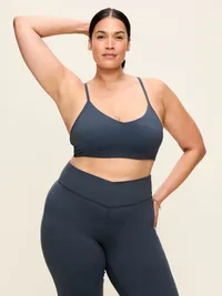 Light Support StudioSmooth Y-Back Sports Bra - Dusk Navy — view 5