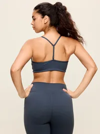 Light Support StudioSmooth Y-Back Sports Bra - Dusk Navy — view 4