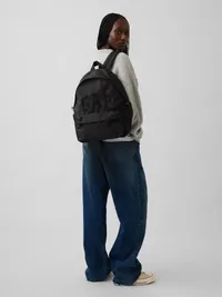 Logo Backpack - Black — view 2