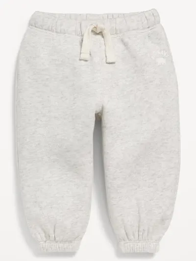 Logo-Graphic Sweatpants for Baby - Light Heather Gray