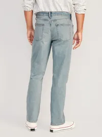 Loose Built-In Flex Jeans - Light Wash — view 2