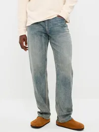 Loose Built-In Flex Jeans - Medium Tint — view 2
