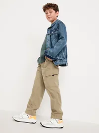 Loose Pull-On Cargo Tech Taper Pants for Boys - Kicking Up Dust — view 3