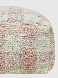 Lorena Canals Vichy Ottoman Pouf - PINK — view 2