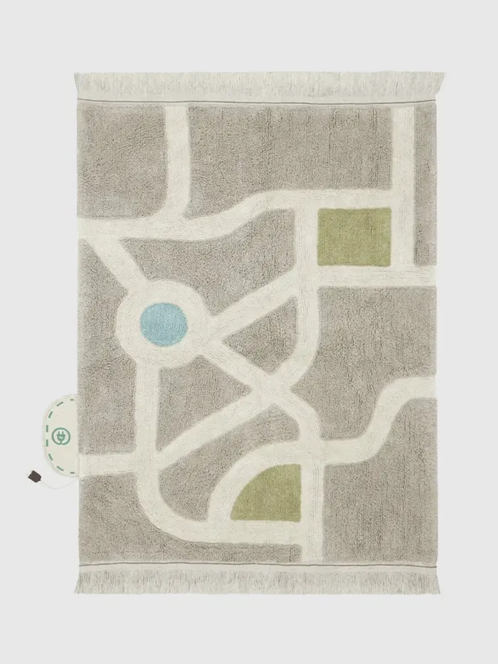 Lorena Canals Washable Medium Play Rug Ecocity - Grey