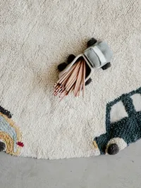 Lorena Canals Washable Medium Wheels Rug - Multi — view 4