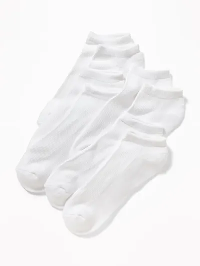 Low-Cut Socks 4-Pack - Bright White