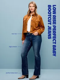 Low-Rise Boot-Cut Jeans - Bobby Jo — view 5