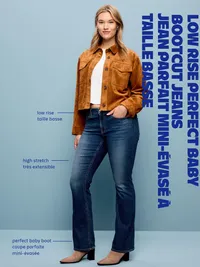 Low-Rise Boot-Cut Jeans - Bobby Jo — view 5