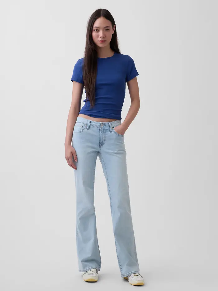 Low Rise Long & Lean Jeans - Light indigo