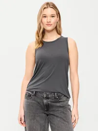 Luxe Sleeveless Top - Panther — view 5