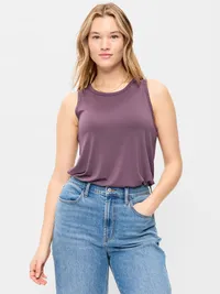 Luxe Sleeveless Top - Purple 2 — view 5
