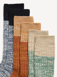 Marled Boot Socks 3-Pack - Rustic Two Tone — view 2