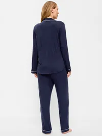 Maternity Classic Pajama Set - Arctic Depth — view 2