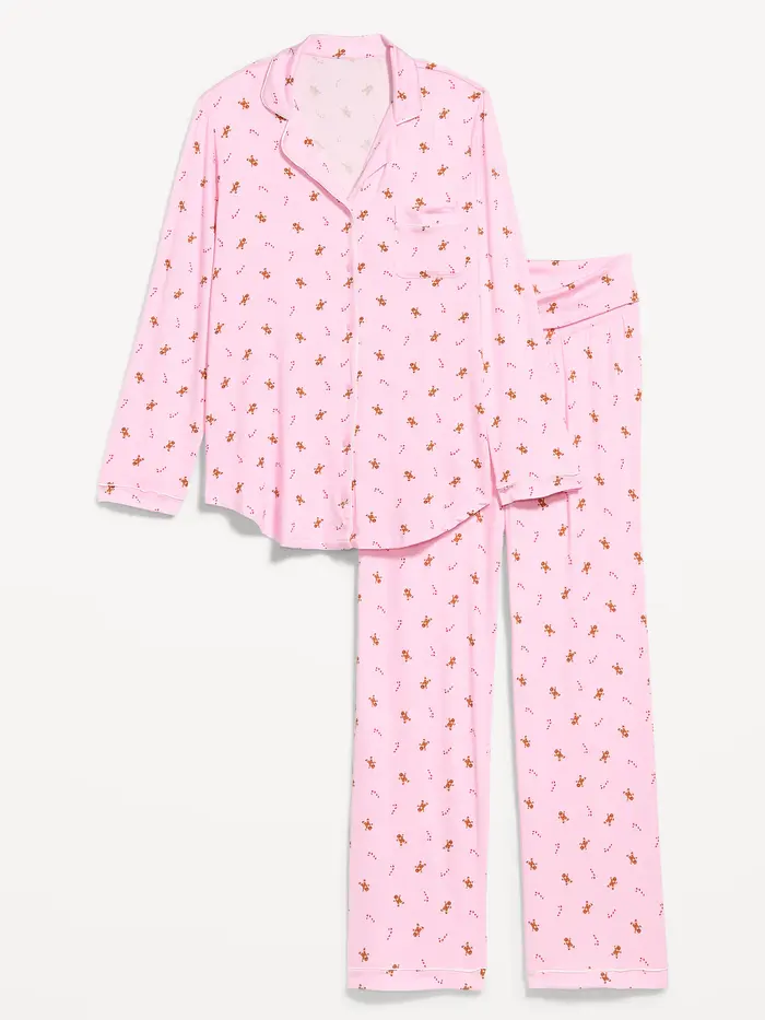 Maternity Classic Pajama Set - Gingerbread