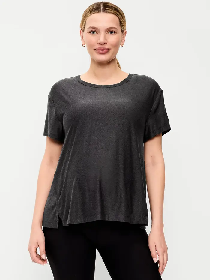 Maternity CloudMotion T-Shirt - Black Jack