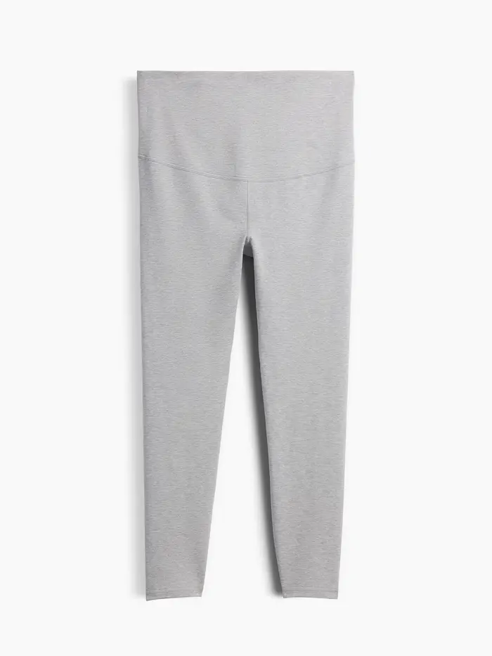 Maternity Everyday Full Panel Leggings - Heather grey