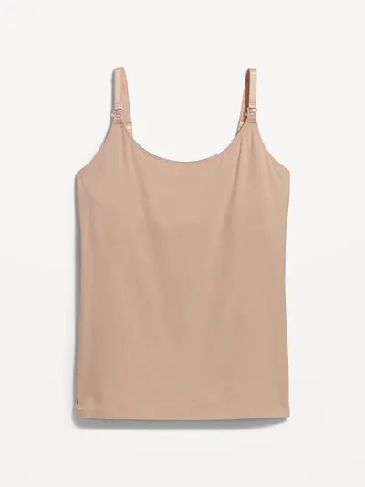 Maternity First-Layer Nursing Cami - Frappe