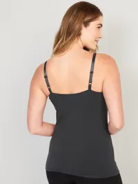 Maternity First-Layer Nursing Cami - Panther — view 2