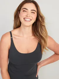 Maternity First-Layer Nursing Cami - Panther — view 3
