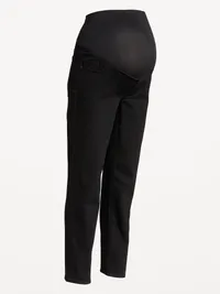 Maternity Full-Panel OG Straight Jeans - Black Jack — view 2