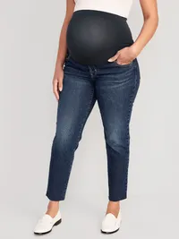 Maternity Full-Panel OG Straight Jeans - Twila — view 3