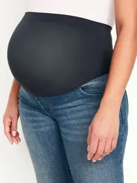 Maternity Full-Panel Wow Straight Jeans - Campeche — view 5