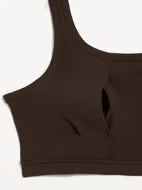 Maternity Light Support StudioSmooth Pumping Bra - Black Coffee — view 2
