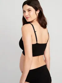 Maternity Nursing Brami Top - Black Jack — view 2